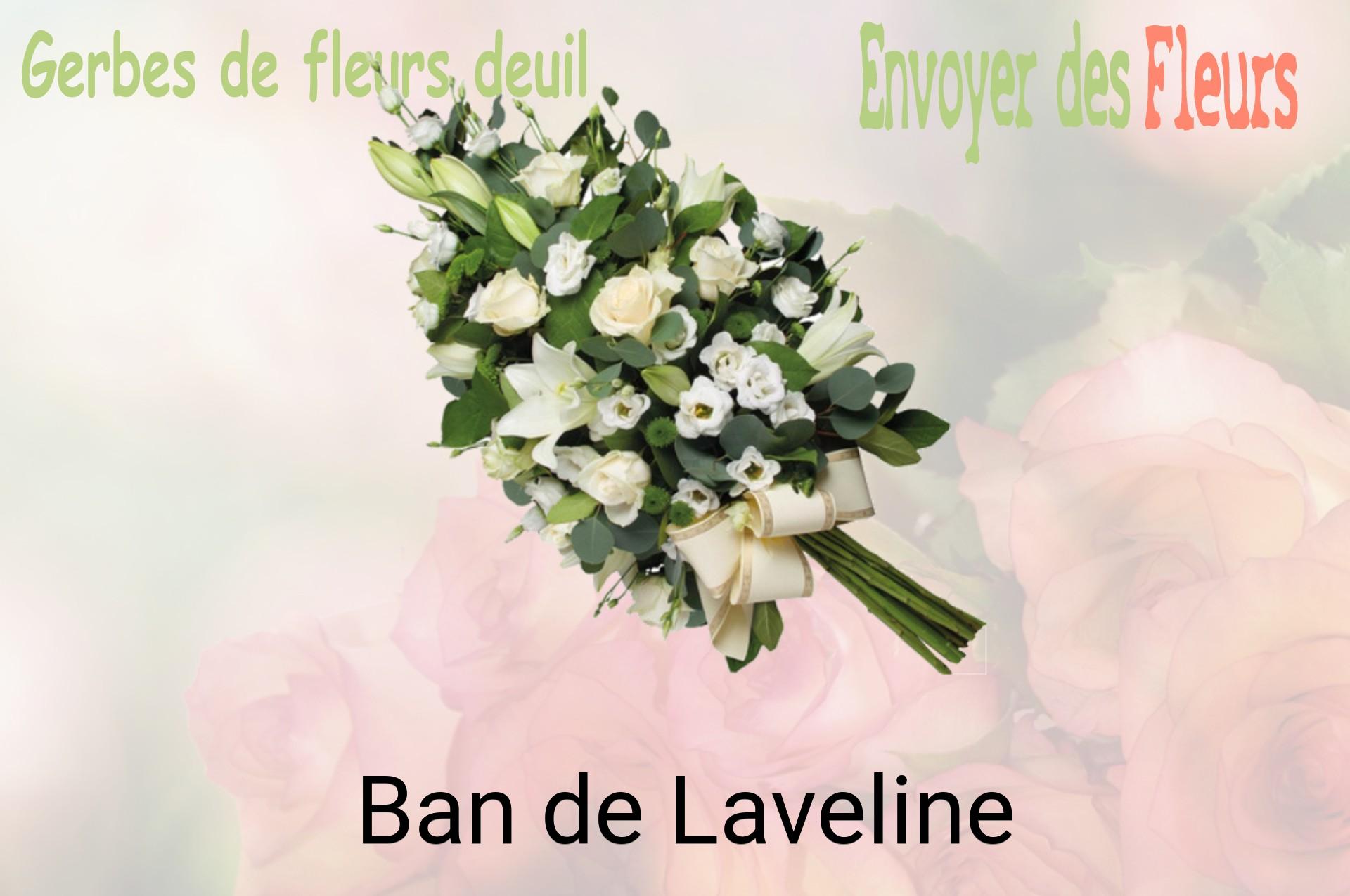 Gerbe de fleurs de deuil livrée à Ban-de-Laveline